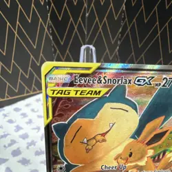 The Pokemon Company Eevee & Snorlax GX SM169 TAG TEAM Holo Promo 270 HP - Image 3