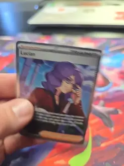 Pokemon TCG Lucian Trainer Full Art Ultra Rare Twilight Masquerade 208/167 - Image 5