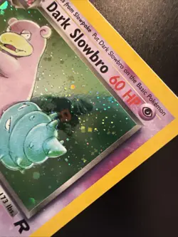 Dark Slowbro 12/82 Team Rocket Holo Rare Pokemon - Image 5