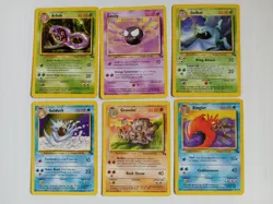 Pokemon TCG Fossil Set: Near Complete Set of Uncommons + Commons, 29 cards - Image 1