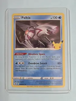 2021 Palkia 4/25 - Holo Rare - 25th Anniversary Celebrations NM Pokemon TCG - Image 2