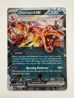 Pokemon TCG - Paldean Fates - Charizard ex - 054/091 - NM - Image 2