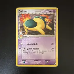 The Pokemon Quilava EX Dragon Frontiers Delta Species Uncommon 70 HP English 36… - Image 1