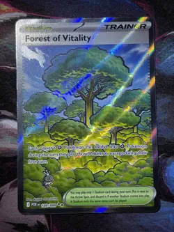 Pokemon TCG Forest of Vitality 109/088 POR Trainer Stadium Foil Rare 2024 - Image 1