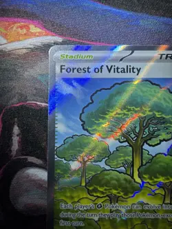 Pokemon TCG Forest of Vitality 109/088 POR Trainer Stadium Foil Rare 2024 - Image 3
