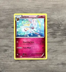 2014 Pokemon Sylveon XY04 Black Star Promo Rare Eeveelution - Image 1