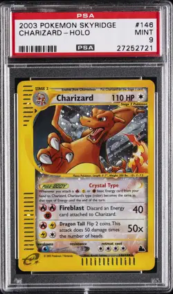 2003 POKEMON SKYRIDGE #146 CHARIZARD-HOLO PSA 9 - Image 1