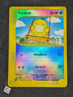 Psyduck 104/147 - Aquapolis Reverse Holo Pokemon TCG DMG - Image 1