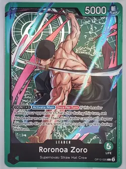 Roronoa Zoro OP12-020 Learn Together Promo Deck Leader One Piece Card English - Image 1