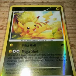 Pokemon TCG Pikachu 71/99 Arceus Reverse Holo LP -MP - Image 2