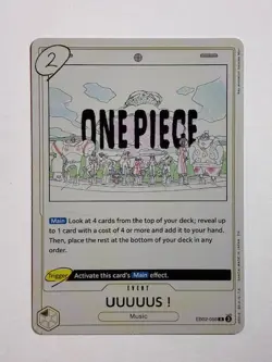 UUUUUS! EB02-058 Rare Extra Booster: Anime 25th Collection One Piece MP - Image 1