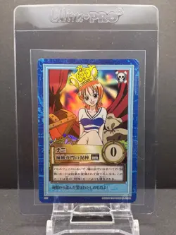 Nami ONE PIECE Carddass Hyper Battle 1999 S05 Holo Rare TCG Bandai [AM] - Image 1