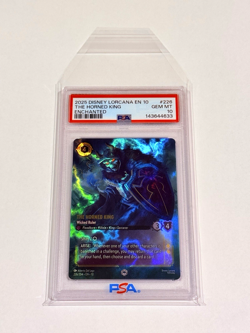 Disney Lorcana Whispers in the Well - The Horned King Enchanted #226/204 PSA 10 - Image 3