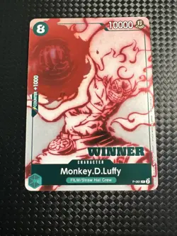Monkey.D.Luffy (Deck Battle) [Winner] P-061 One Piece Promo Cards Foil English - Image 2