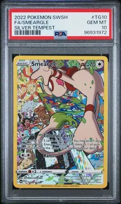 Pokemon Card Smeargle TG10/TG30 Silver Tempest Trainer Gallery PSA 10 - Image 1