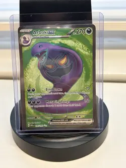 Pokemon Arbok ex Ultra Rare Holo Stage 1 270 HP Card 185/165 Sv: Scarlet & Viol… - Image 1