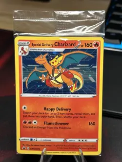 Special Delivery Charizard SWSH075 SWSH: Sword & Shield Promo Cards Holo Sealed - Image 1