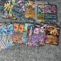 Pokemon Ex Card Lot of 95 Double Rare Ex Cards, Mega Gengar Ex, Mega Venusaur Ex - Image 4
