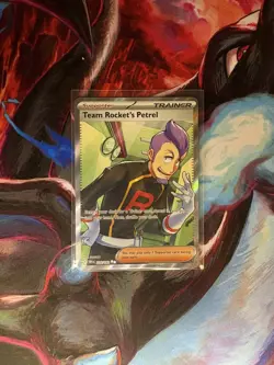 Pokemon Team Rockets Petrel Full Art Trainer Destined Rivals Card 226/182 - Image 1