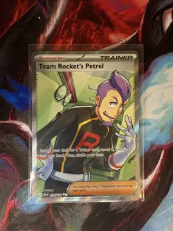 Pokemon Team Rockets Petrel Full Art Trainer Destined Rivals Card 226/182 - Image 2