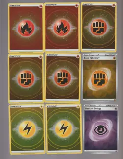 Pokemon TCG Holo Energy 24 Card LP to NM Lot - Image 1