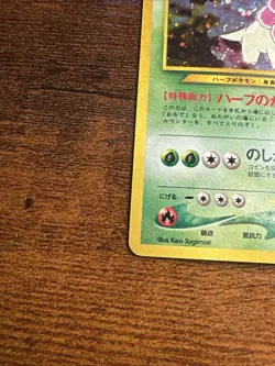 Pokemon TCG Meganium Neo Genesis Holo Rare Card #154 Japanese LP-MP - Image 5