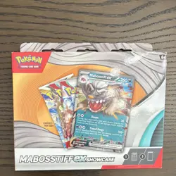Pokemon Mabosstiff ex Showcase Kit Sealed Promo Card & 3 Booster Packs lot 3 - Image 2