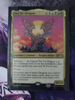 Mtg The Ur-Dragon Commander deck 100 card ready to use fully sleeved - Image 1