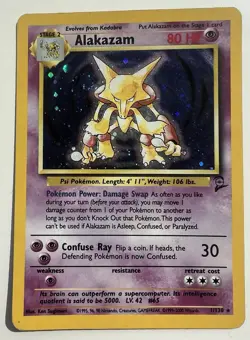 Pokemon Cards Bundle WOTC Base Set 1&2 – HOLOS Alakazam Hitmonchan Poliwrath - Image 4