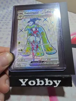 Pokemon TCG Tsareena EX Paradox Rift Tera Full Art Ultra Rare Card 220/182 - Image 2