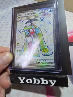 Pokemon TCG Tsareena EX Paradox Rift Tera Full Art Ultra Rare Card 220/182 - Image 3
