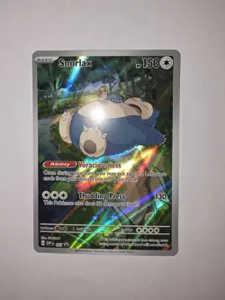Pokemon Snorlax 051 SVP Promo Holo Scarlet & Violet Card 150 HP English - Image 1