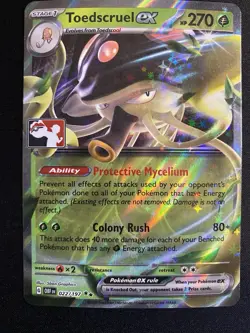Toedscruel ex 022/197 Prize Pack Pokemon Card Listing A - Image 1