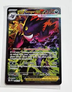 Mega Gengar EX 284/217 Rare Holo ASC Pokemon TCG Card English - Image 1