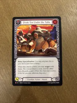 Flesh and Blood FAB Drink 'Em Under the Table NM Non Foil Rosetta - Image 1