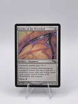Magic The Gathering Card MTG Rare Scythe of the Wretched Mirrodin Artifact - Image 1