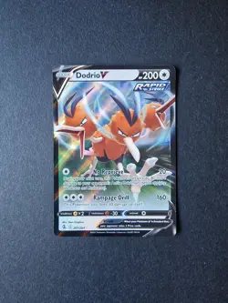 201/264 Dodrio V Fusion Strike Sword & Shield Pokemon Trading Card Game TCG - Image 1