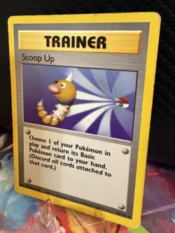 Pokemon TCG Scoop Up 78/102 Base Set WOTC 1999 Trainer Card MP - Image 2