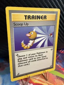 Pokemon TCG Scoop Up 78/102 Base Set WOTC 1999 Trainer Card MP - Image 3