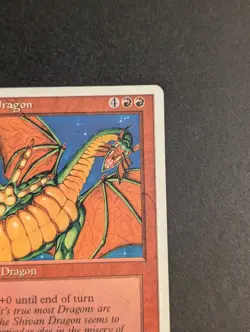 MTG Card - 1x Shivan Dragon - Fourth (4th) Edition - HP - Vintage Red Magic 1995 - Image 5