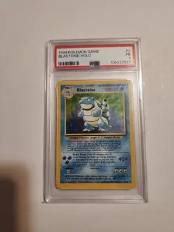 PSA 1 - 1999 Unlimited Holo Blastoise From Base Set Pokemon Card - Image 1