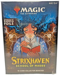 Magic: The Gathering Strixhaven: School of Mages 15 Card Collector Booster Pack - Image 1