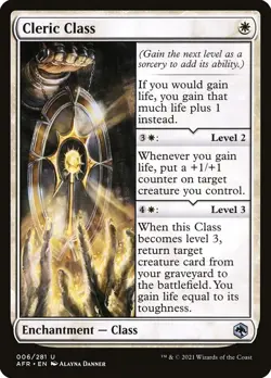 MTG Cleric Class Adventures in the Forgotten Realms #6 Uncommon Magic The Gather - Image 1