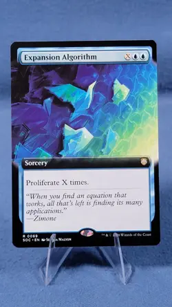 Expansion Algorithm (Extended Art) 69 (R) MTG Commander: Secrets of Strixhaven - Image 1