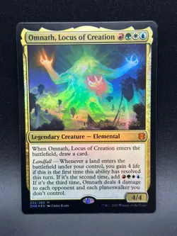 MTG Omnath, Locus of Creation M Zendikar Rising Promos #232s FOIL - Image 1
