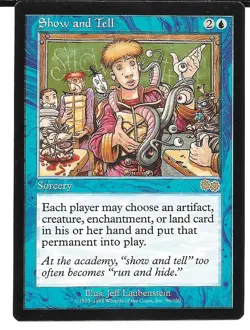 Show and Tell - Urza's Saga - Magic the Gathering MTG - Image 1