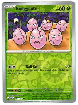 Exeggcute 102/165 Reverse Holo SV: Scarlet & Violet 151 Pokemon TCG - Image 1
