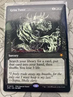 Grim Tutor - Showcase NM, English MTG Special Guests - Image 1