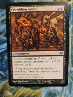 Crumbling Ashes Eventide Regular LP Black Enchantment Commander - Image 1