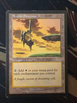Serra's Sanctum Urza's Saga Magic the Gathering MTG - Image 1